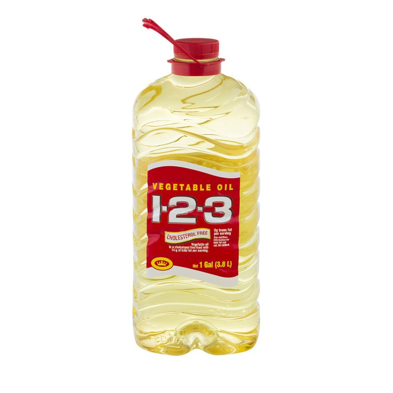 1-2-3 Aceite vegetal — 1 galón | UPC 012005000541