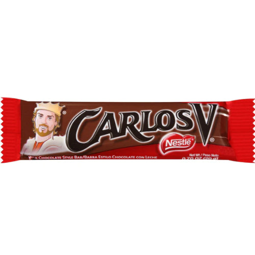 Nestlé Chocolate con leche Carlos V — 0.63 oz | UPC 028000115135