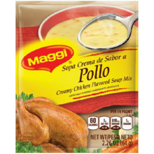 Maggi Sopa crema sabor pollo — 64 g | UPC 028000515911