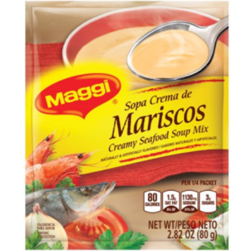 Maggi Sopa crema de mariscos — 80 g | UPC 028000517311