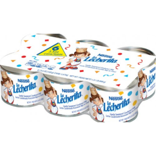 Nestlé Leche condensada La Lecherita — 6 envases de 3.5 oz | UPC 028000518110