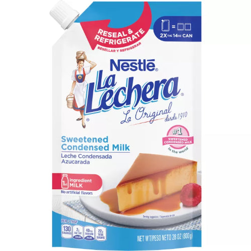 Nestlé Leche condensada La Lechera Original en envase resellable — 800 g | UPC 028000635077