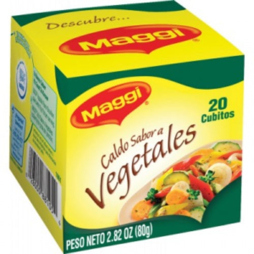 Maggi Caldo de vegetales en cubos — 20 cubos / 80 g | UPC 028000881054