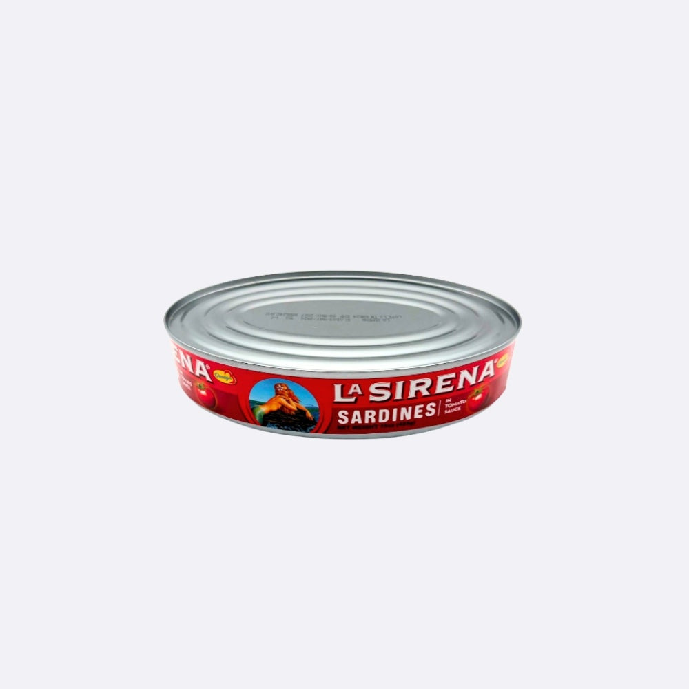 La Sirena Sardinas en salsa de tomate, lata ovalada — 15 oz / 425 g | UPC 028571000540