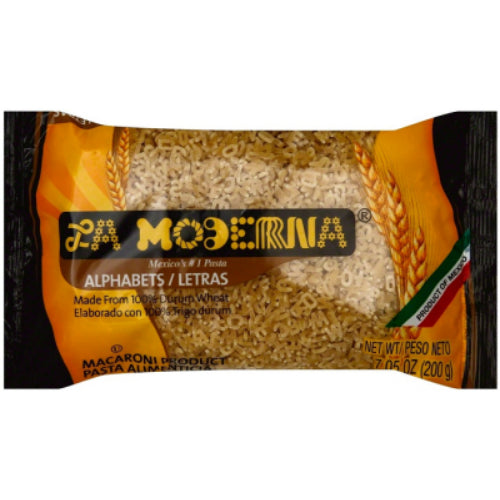 La Moderna Pasta Letras — 7.05 oz | UPC 029243000080