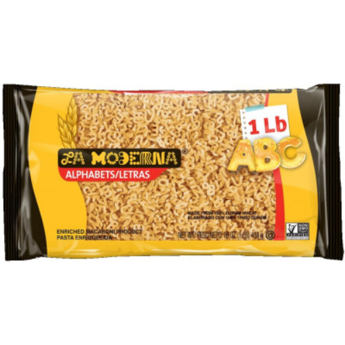 La Moderna Pasta Letras — 16 oz | UPC 029243000424