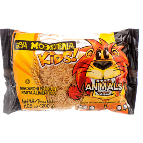 La Moderna Pasta Kids Animales — 7.05 oz | UPC 029243000721