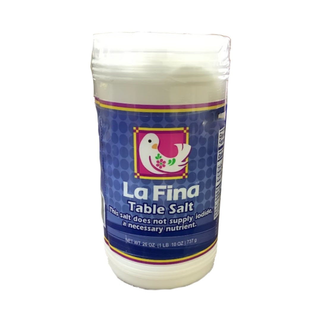 La Fina Sal de mesa — 26 oz | UPC 034587091144