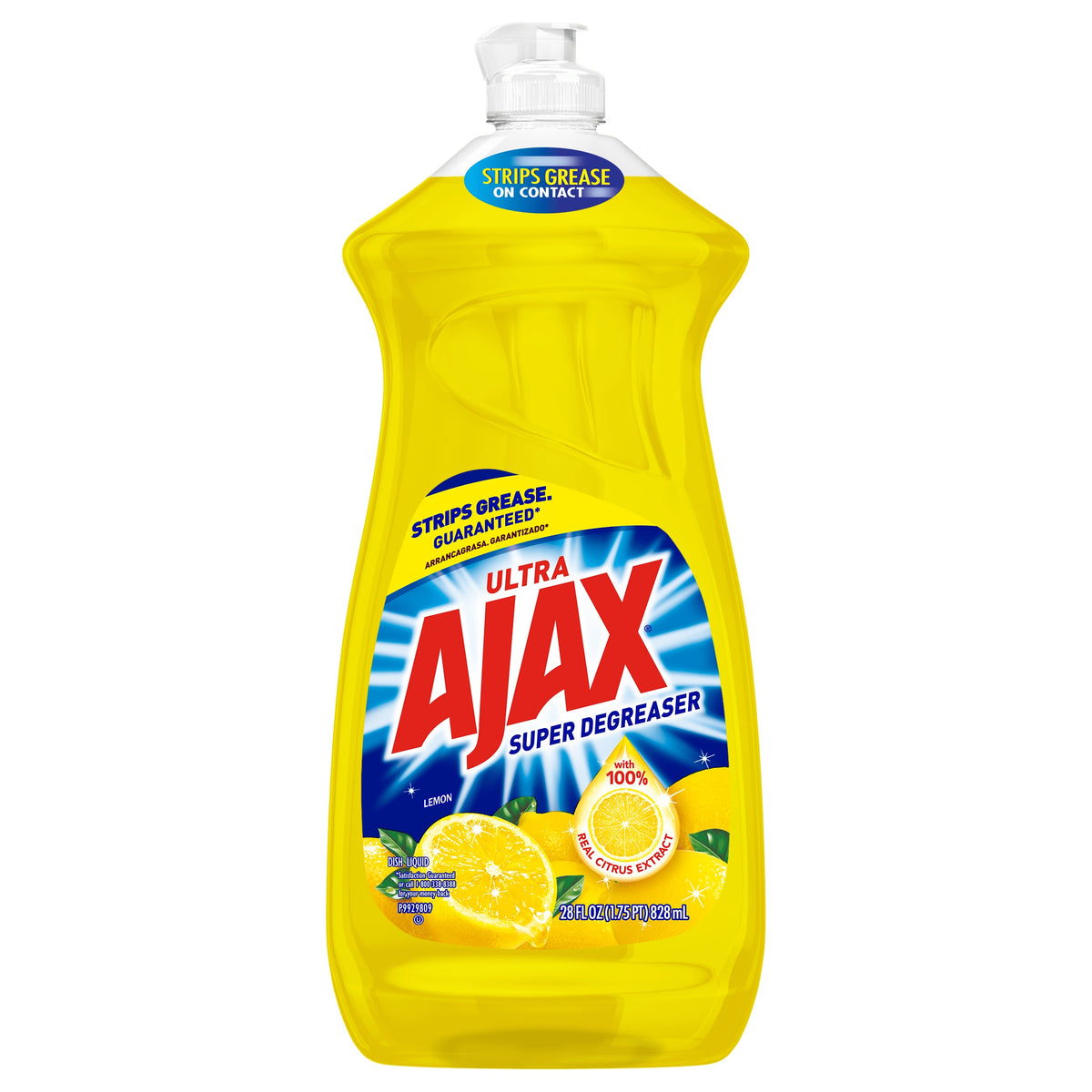 Ajax Ultra Lavatrastes líquido Limón — 28 fl oz | UPC 035000446732