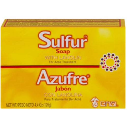 Grisi Jabón Azufre con Lanolina — 4.4 oz | UPC 037836084225