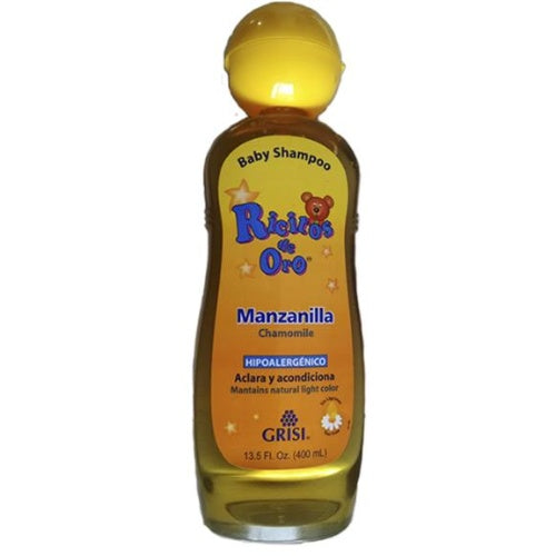 Grisi Ricitos de Oro Champú para bebé Manzanilla — 13.5 fl oz | UPC 037836084607
