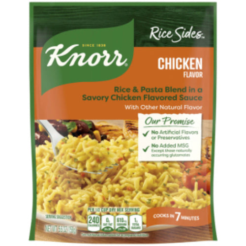 Knorr Arroz y pasta Rice Sides sabor pollo — 5.6 oz | UPC 041000022661