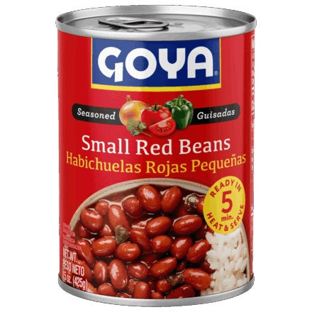 Goya Frijoles rojos pequeños guisados — 15 oz | UPC 041331020527