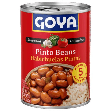 Goya Frijoles pintos guisados — 15 oz | UPC 041331020626