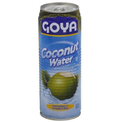 Goya Agua de coco con pulpa — 17.6 fl oz | UPC 041331027878