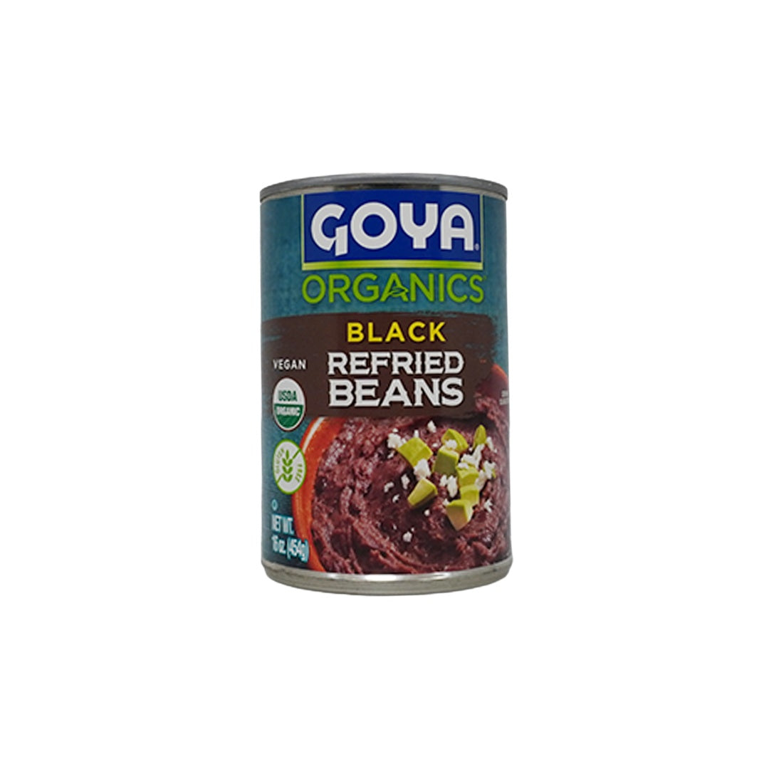 Goya Frijoles negros refritos orgánicos — 16 oz | UPC 041331028806
