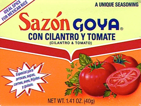 Goya Sazón con cilantro y tomate 1.41 oz