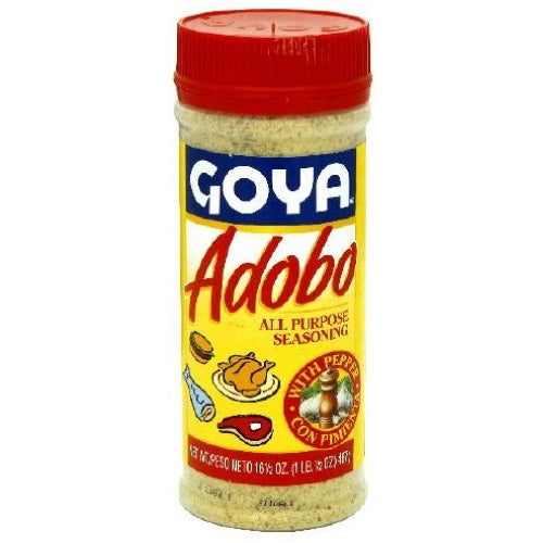 Goya Adobo con pimienta — 16.5 oz | UPC 041331038270