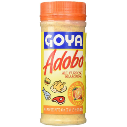 Goya Adobo con naranja agria Tapa Naranja — 16.5 oz | UPC 041331038348