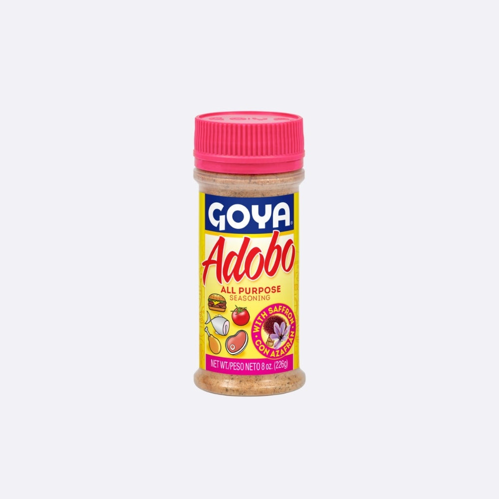 Goya Adobo con azafrán — 8 oz | UPC 041331038560