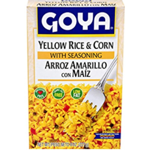 Goya Arroz amarillo con maíz y sazonador — 7 oz | UPC 041331126793