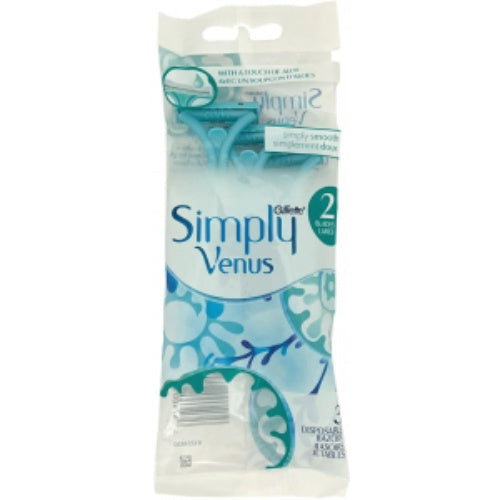Gillette Rastrillos Simply Venus de 2 hojas — 3 piezas | UPC 047400670082