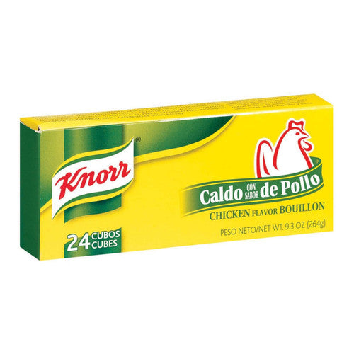 Knorr Caldo de pollo en cubos — 24 cubos / 9.3 oz | UPC 048001219885