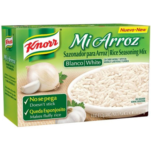 Knorr Sazonador para arroz Mi Arroz Blanco — 1.69 oz | UPC 048001263178