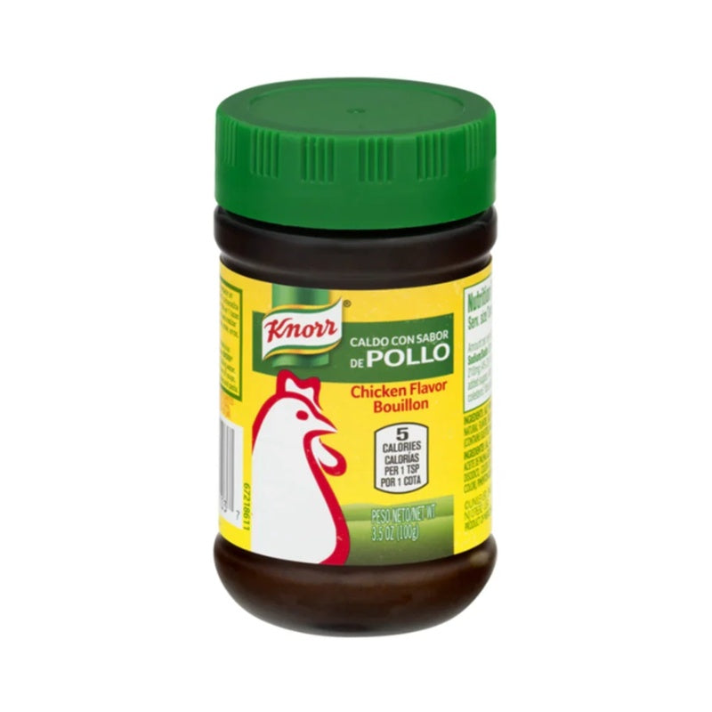 Knorr Caldo sabor a pollo en polvo — 3.5 oz | UPC 048001711037
