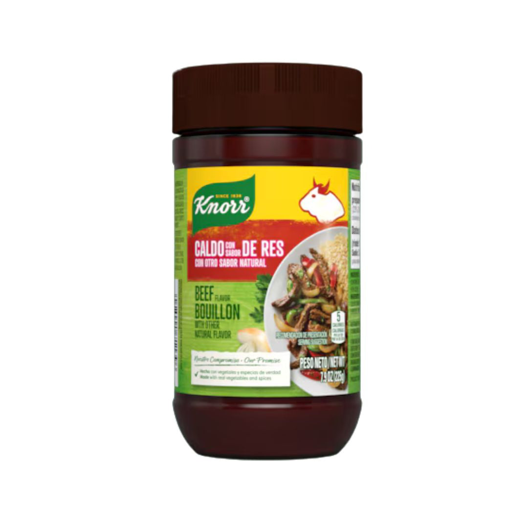 Knorr Caldo de res granulado — 7.9 oz | UPC 048001711396