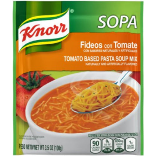 Knorr Sopa Fideos con Tomate — 3.5 oz | UPC 048001716162