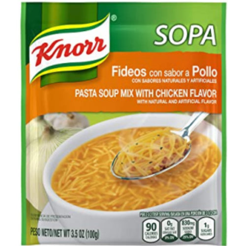 Knorr Sopa Fideos con sabor a Pollo — 3.5 oz | UPC 048001716285