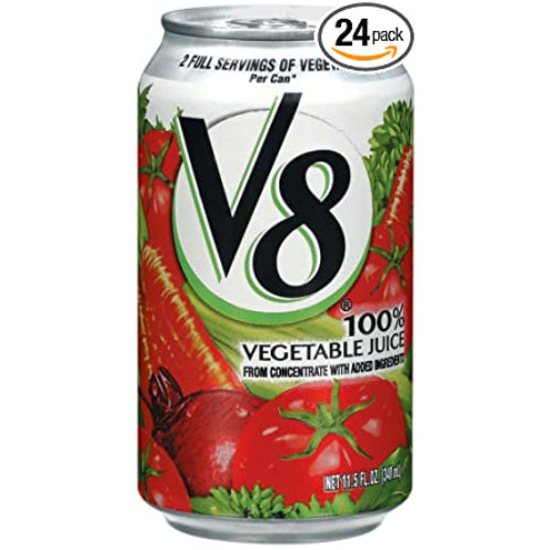V8 Original 100% Vegetable Juice 11.5oz | UPC 051000012920