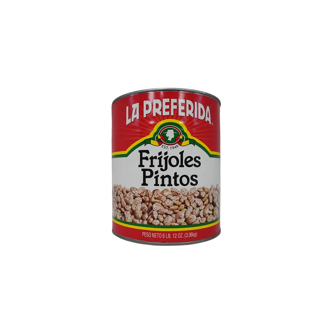 La Preferida Frijoles pintos enlatados — 108 oz | UPC 071524017553