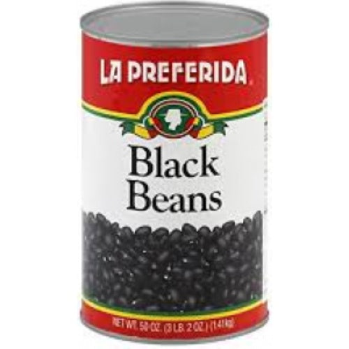 La Preferida Frijoles negros — 50 oz | UPC 071524020201