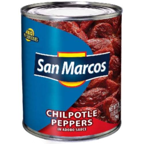 San Marcos Chiles chipotles en adobo — 28 oz | UPC 074234951124