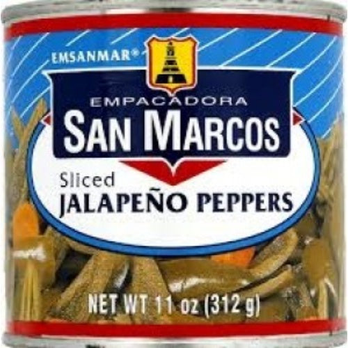 San Marcos Chiles jalapeños en rodajas — 11 oz | UPC 074234981138
