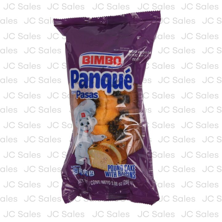 Bimbo Panqué con pasas — 250 g