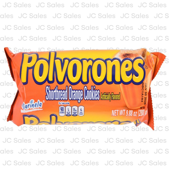 Marinela Polvorones galletas sabor naranja — 280 g