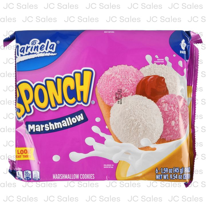 Marinela Sponch galletas con malvavisco — 6 galletas / 140 g