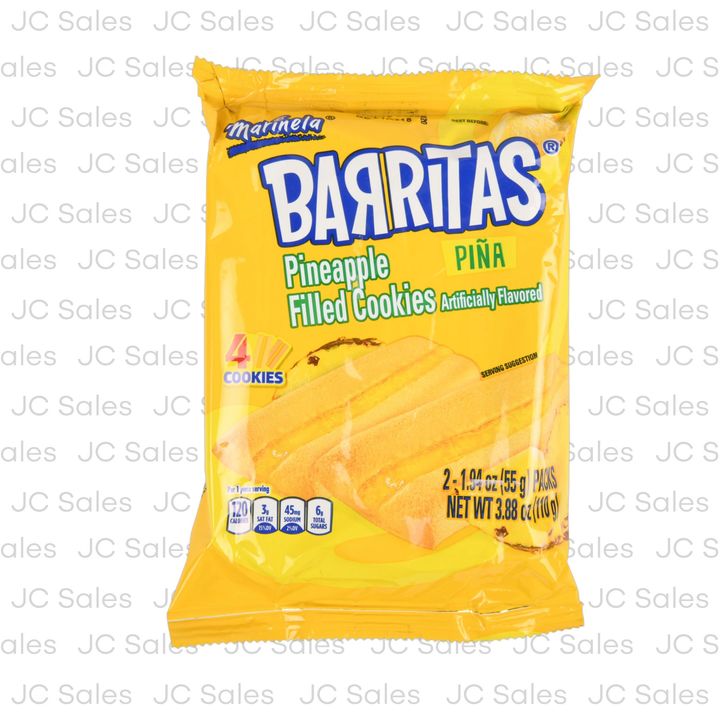 Marinela Barritas galletas rellenas de piña — 4 galletas / 110 g