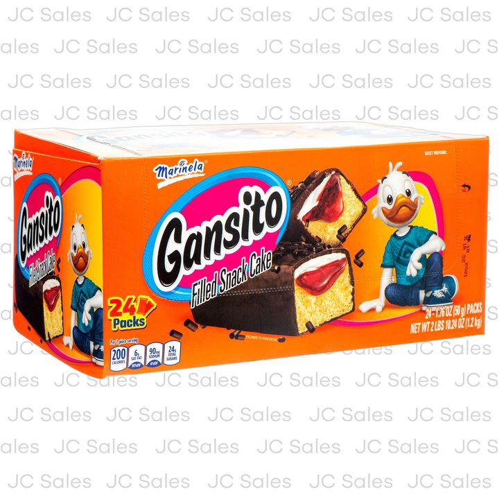 Marinela Gansito caja de pastelitos — 24 piezas de 50 g