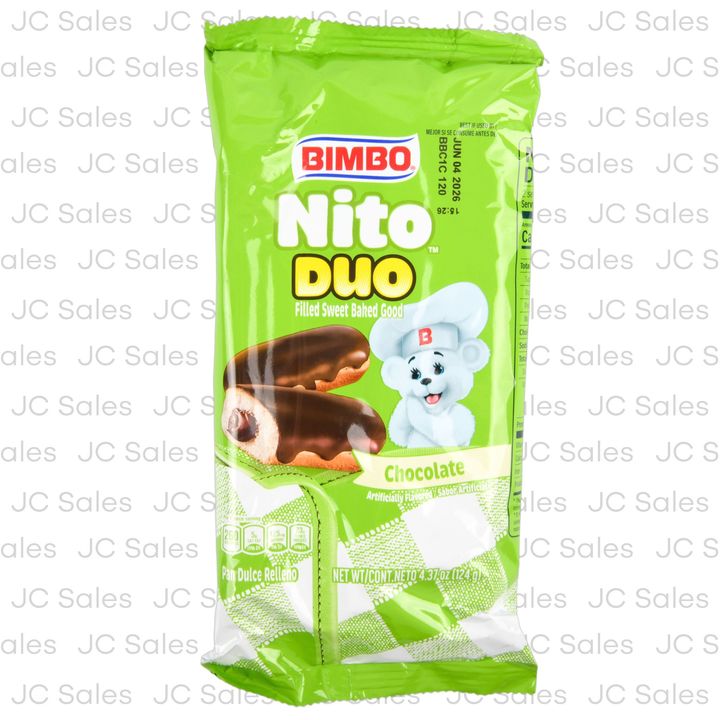 Bimbo Nito Dúo relleno de chocolate — 124 g