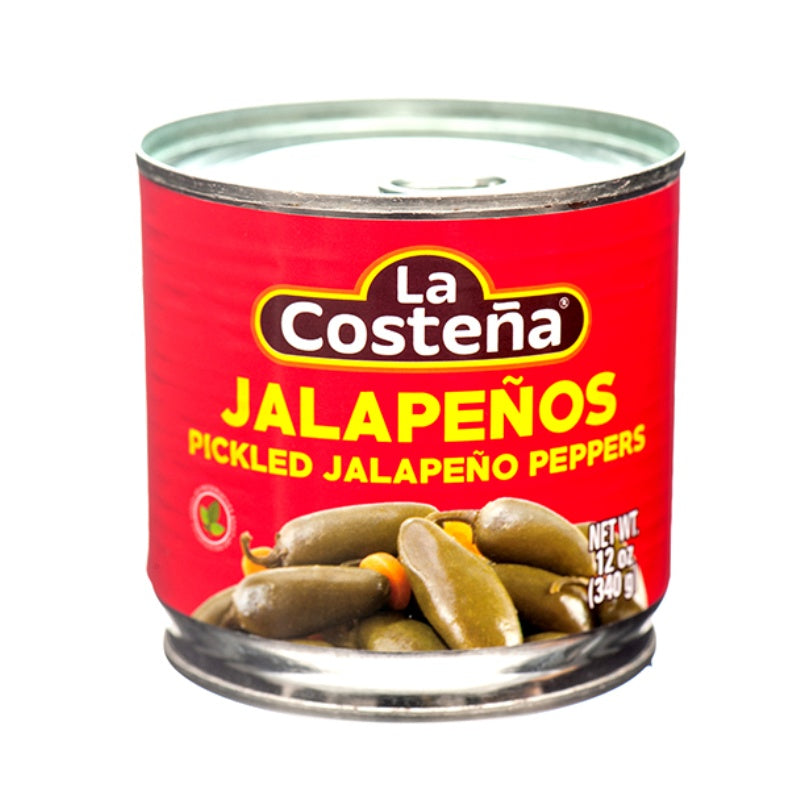 La Costeña Jalapeños enteros — 12 oz | UPC 076397001128