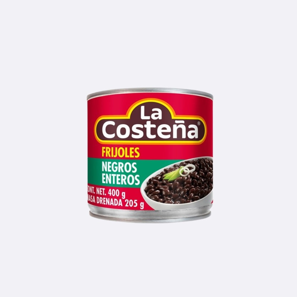 La Costeña Frijoles negros enteros — 400 g | UPC 076397034003