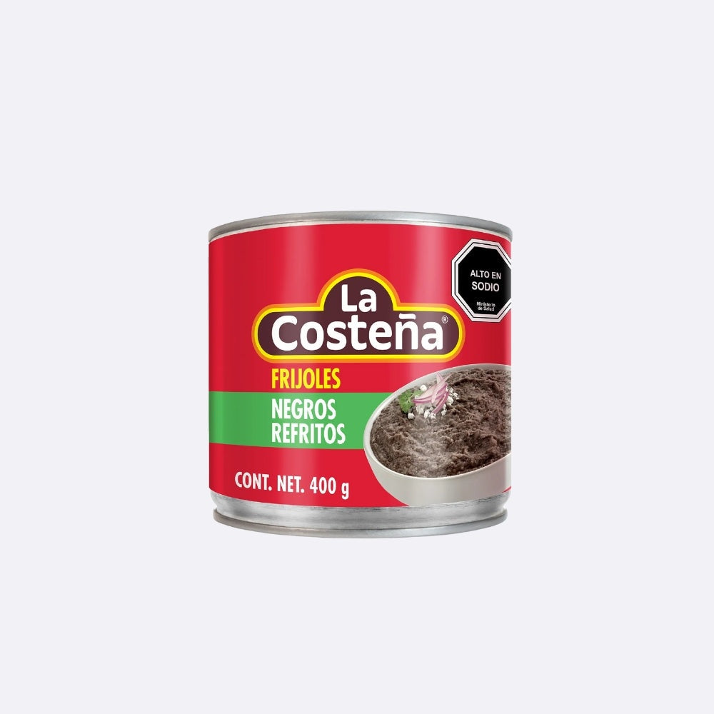 La Costeña Frijoles negros refritos — 400 g | UPC 076397034508