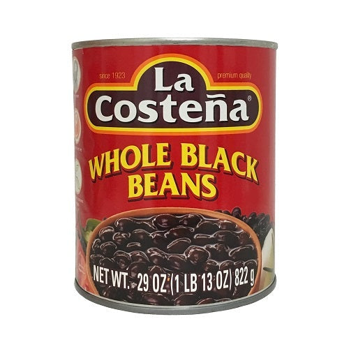 La Costeña Frijoles negros enteros — 29 oz | UPC 076397035659