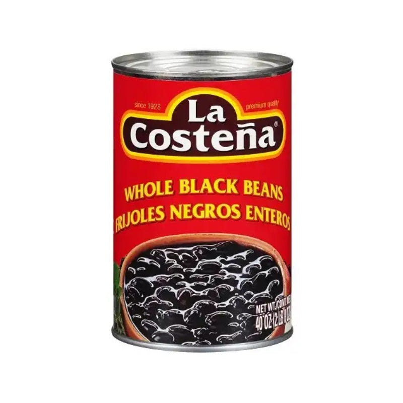 La Costeña Frijoles negros enteros — 40 oz | UPC 076397035758
