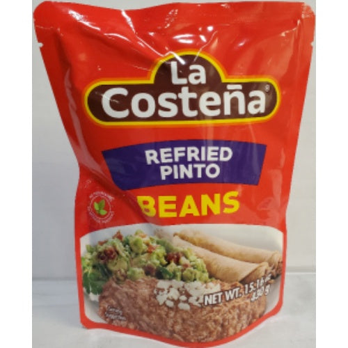 La Costeña Frijoles pintos refritos en bolsa — 15.16 oz | UPC 076397042923