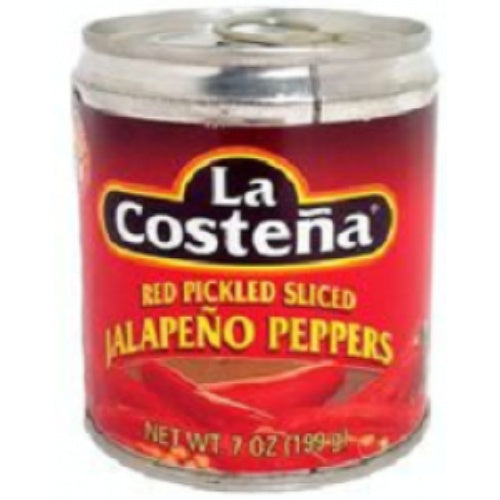 La Costeña Jalapeños rojos en rodajas — 7 oz | UPC 076397202075